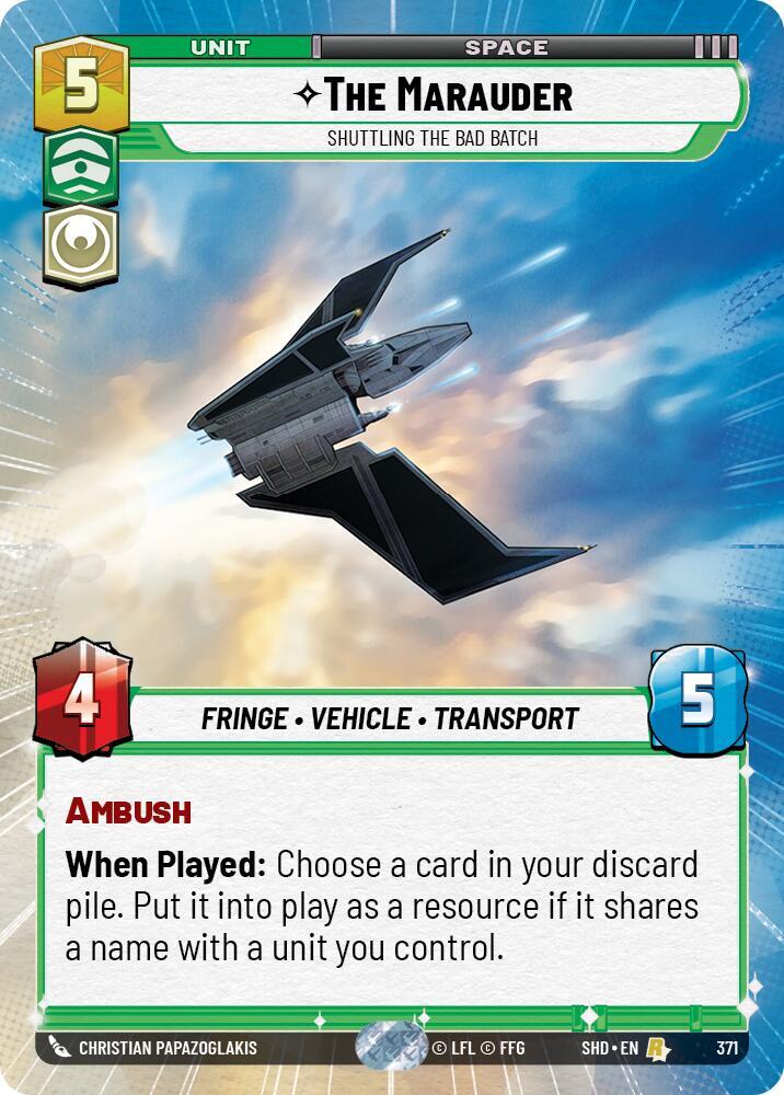 The Marauder - Shuttling the Bad Batch (Hyperspace) [Shadows of the Galaxy] 371