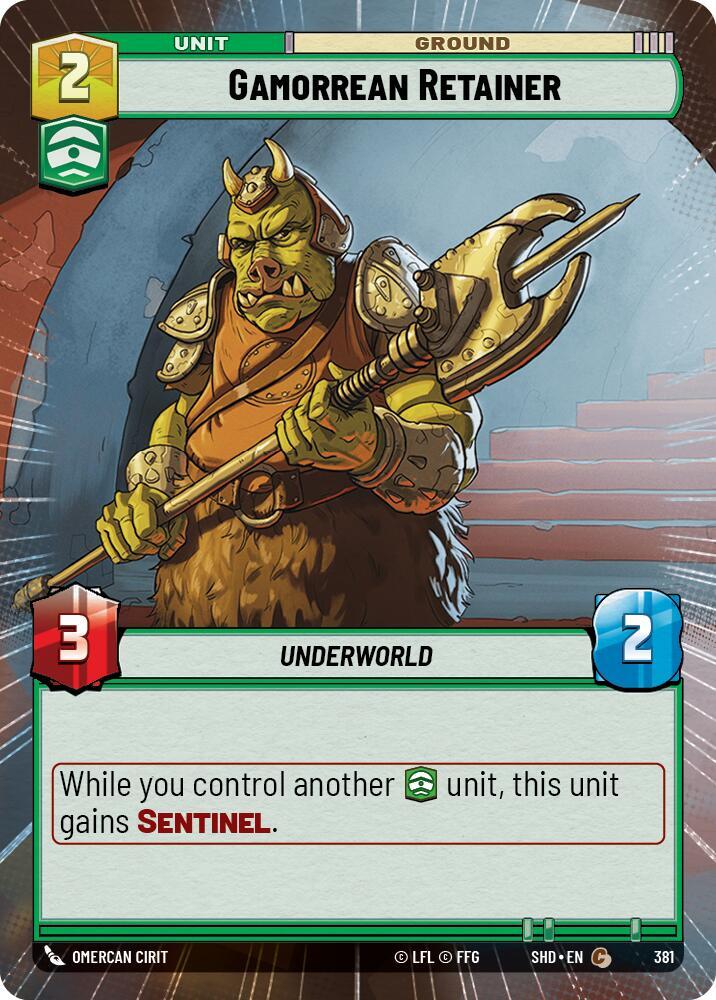 Gamorrean Retainer (Hyperspace) [Shadows of the Galaxy] 381
