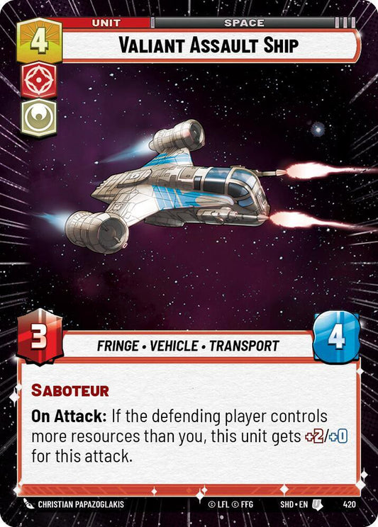 Valiant Assault Ship (Hyperspace) [Shadows of the Galaxy] 420