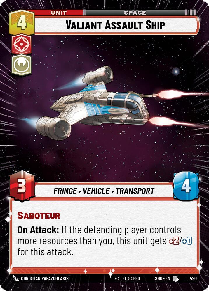 Valiant Assault Ship (Hyperspace) [Shadows of the Galaxy] 420
