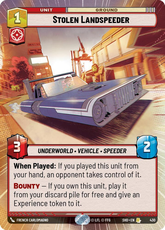 Stolen Landspeeder (Hyperspace) [Shadows of the Galaxy] 430