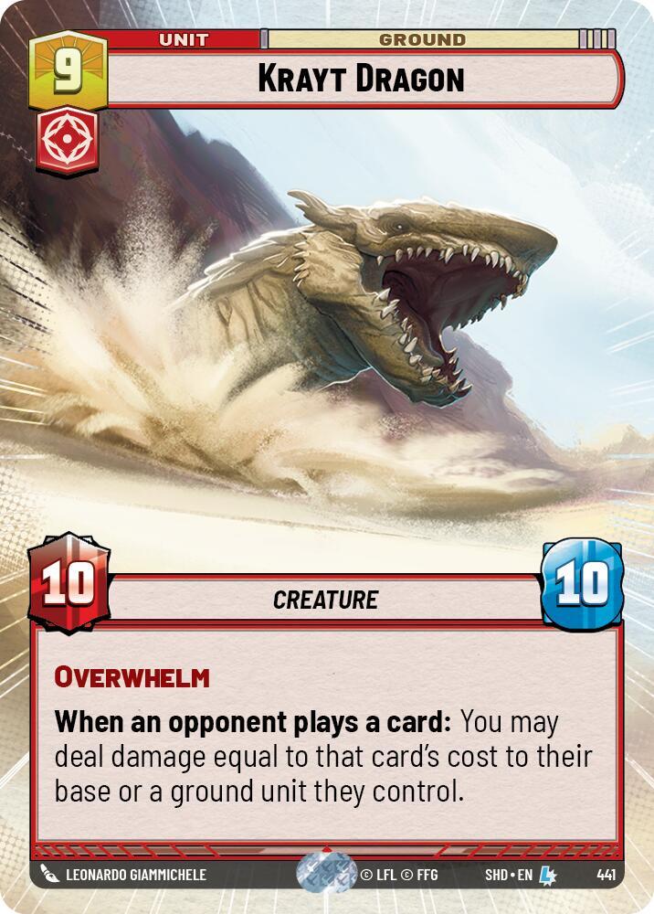 Krayt Dragon (Hyperspace) [Shadows of the Galaxy] 441