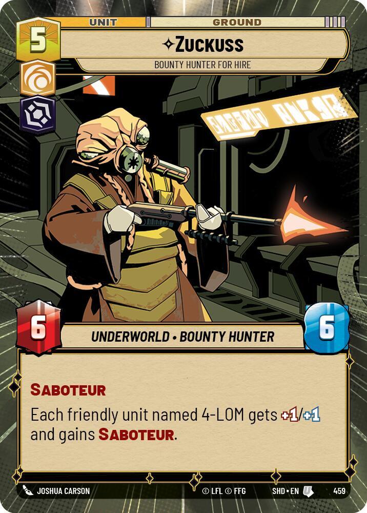 Zuckuss - Bounty Hunter for Hire (Hyperspace) [Shadows of the Galaxy] 459