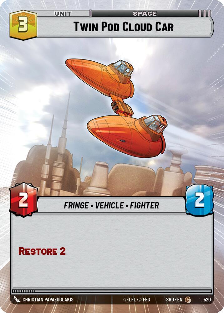 Twin Pod Cloud Car (Hyperspace) [Shadows of the Galaxy] 520