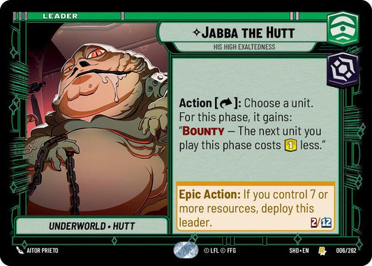 Jabba the Hutt - His High Exaltedness [Shadows of the Galaxy] 006/262