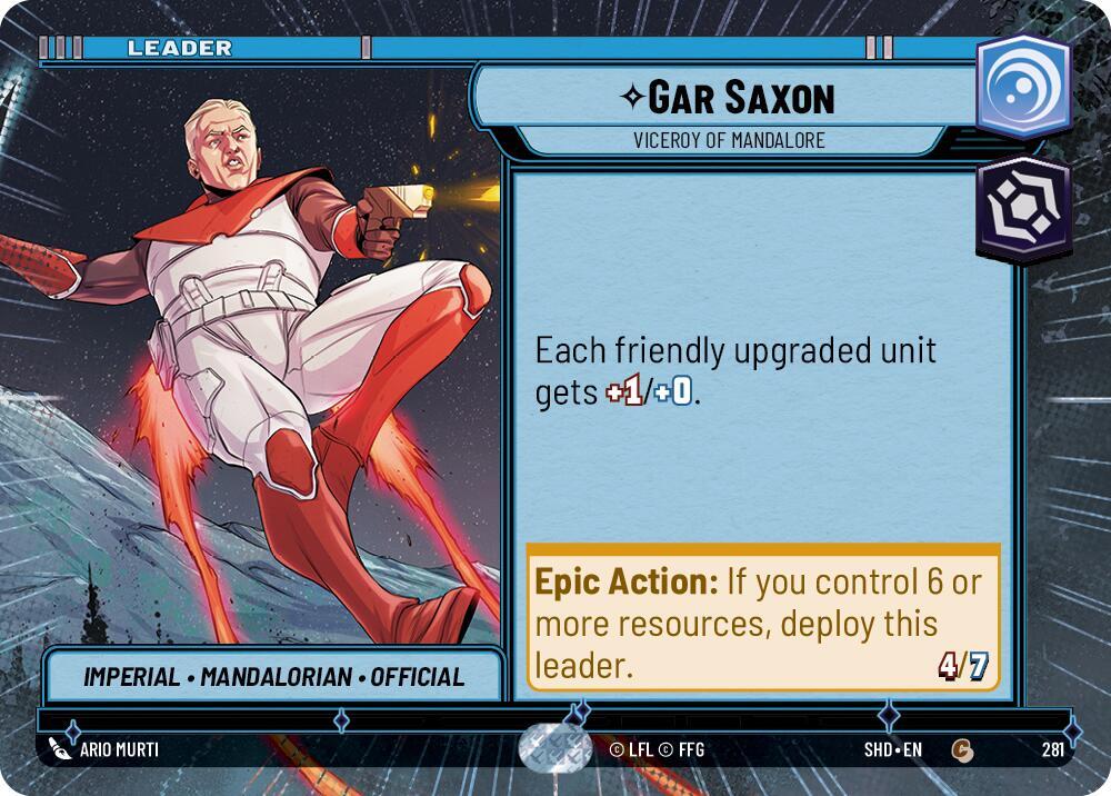 Gar Saxon - Viceroy of Mandalore (Hyperspace) [Shadows of the Galaxy] 281