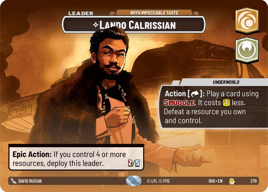 Lando Calrissian - With Impeccable Taste (Showcase) [Shadows of the Galaxy] 279