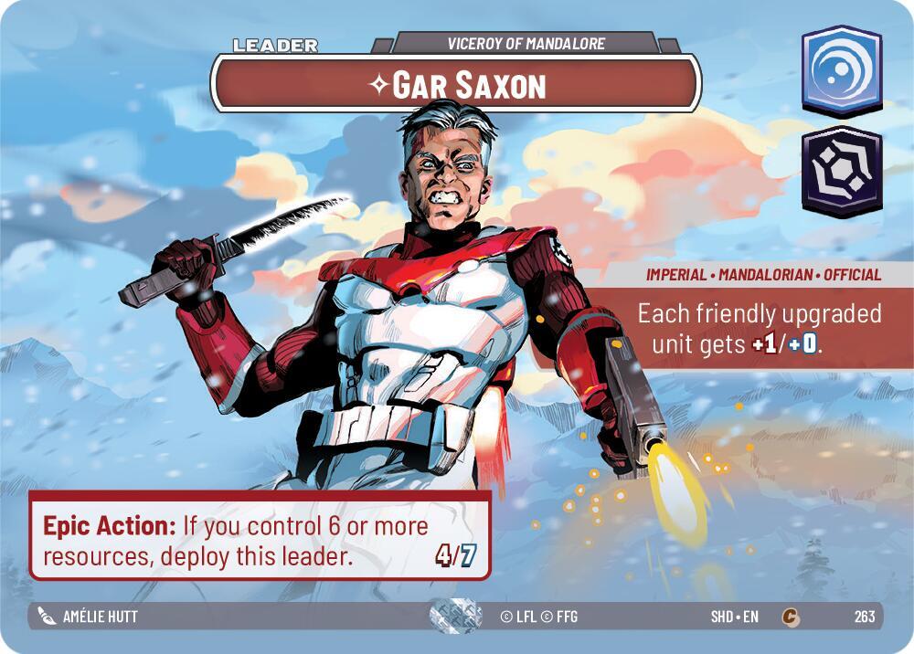 Gar Saxon - Viceroy of Mandalore (Showcase) [Shadows of the Galaxy] 263