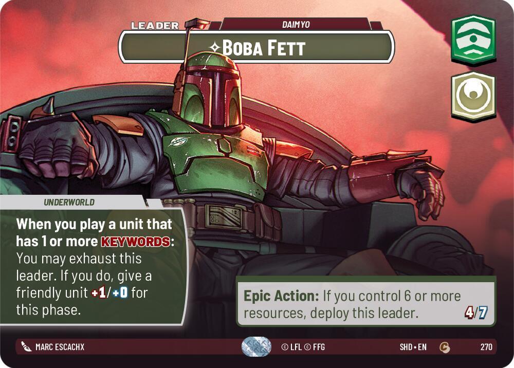 Boba Fett - Daimyo (Showcase) [Shadows of the Galaxy] 270