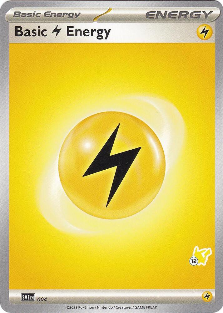 Basic Lightning Energy - Pikachu 12 [Battle Academy 2024] 004