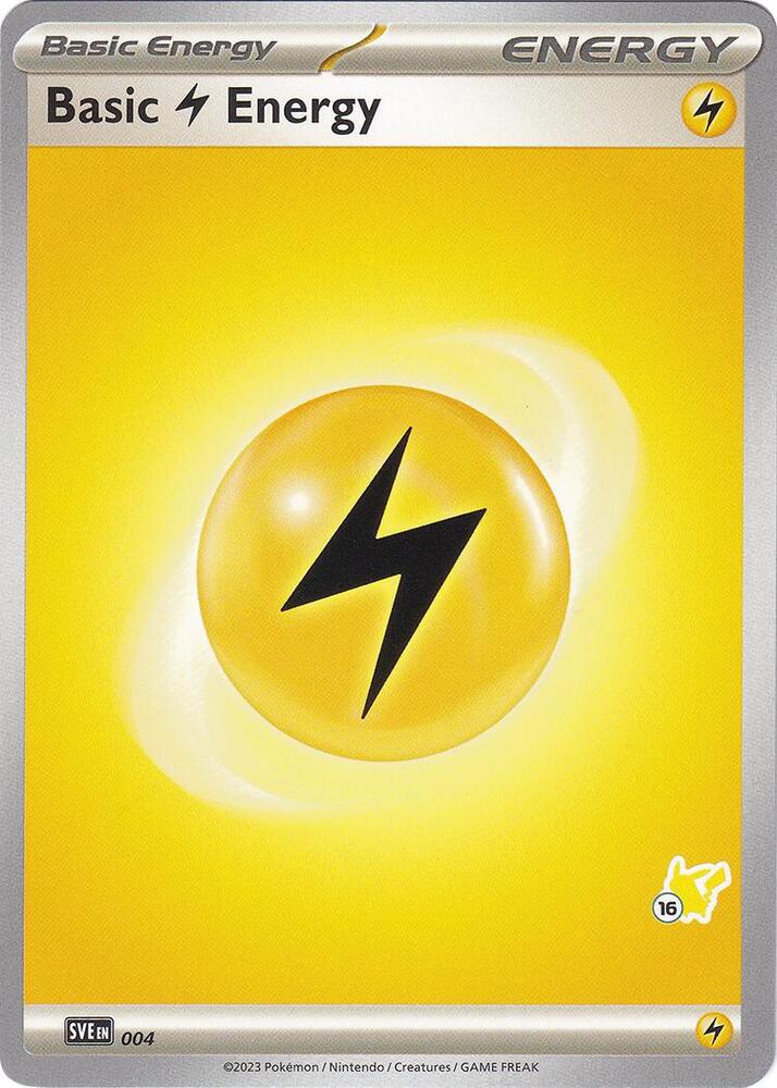 Basic Lightning Energy - Pikachu 16 [Battle Academy 2024] 004