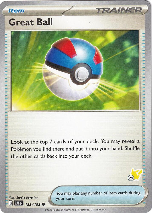 Great Ball - Pikachu 29 [Battle Academy 2024] 183/193