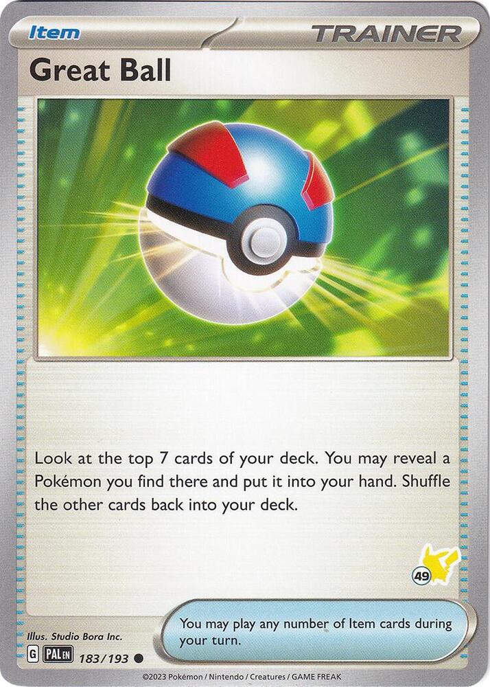 Great Ball - Pikachu 49 [Battle Academy 2024] 183/193