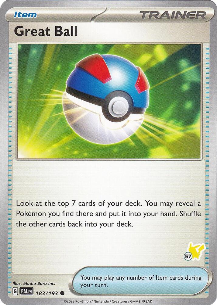 Great Ball - Pikachu 57 [Battle Academy 2024] 183/193