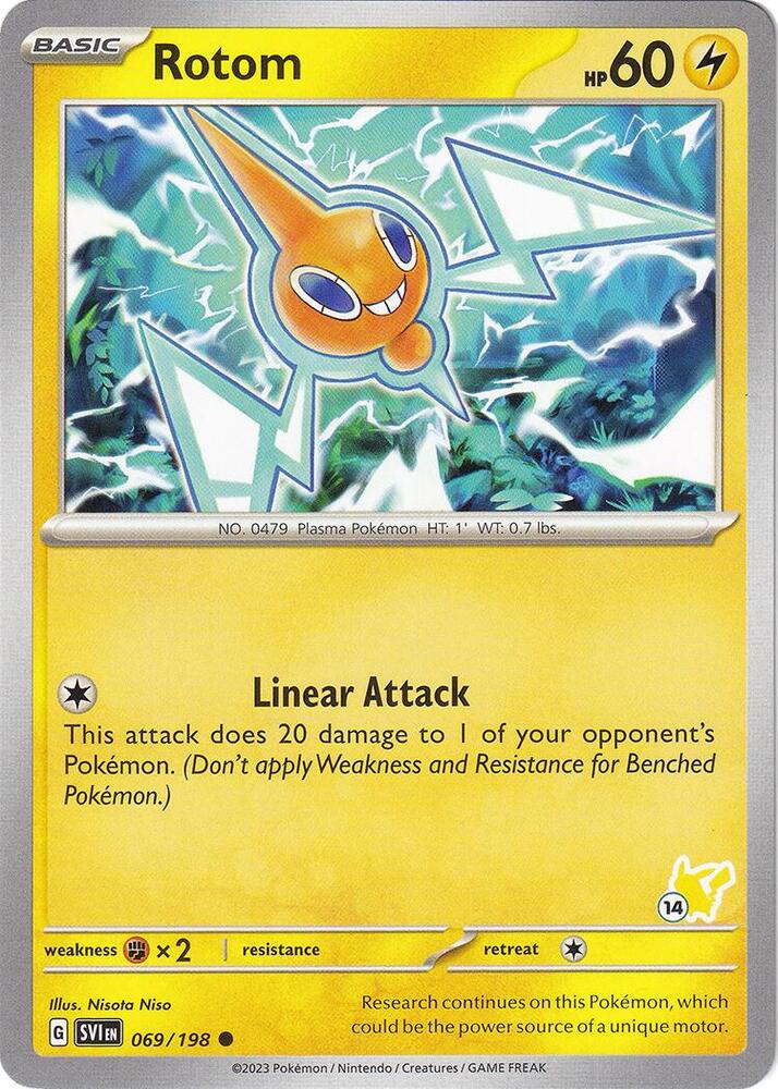 Rotom - Pikachu 14 [Battle Academy 2024] 069/198
