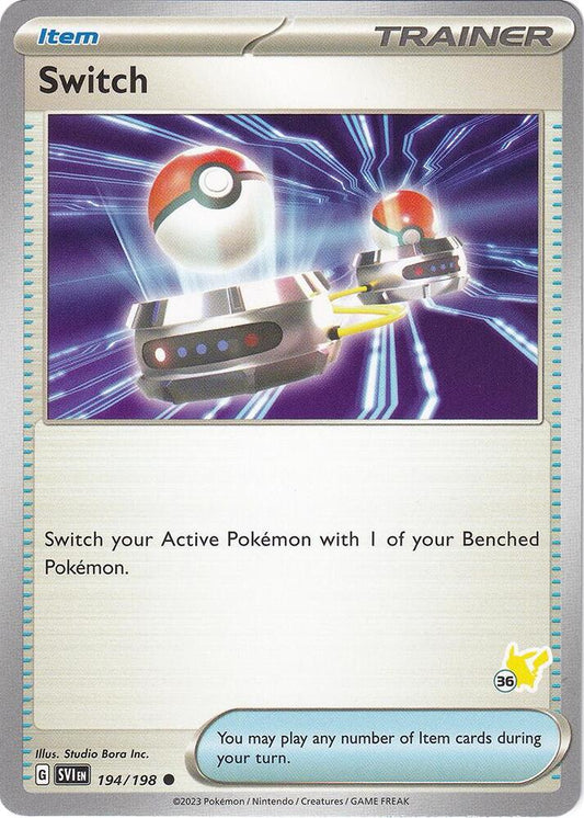 Switch - Pikachu 36 [Battle Academy 2024] 194/198