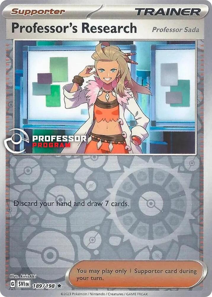 Professor's Research - 189/198 (2023) [Professor Program Promos] 189/198