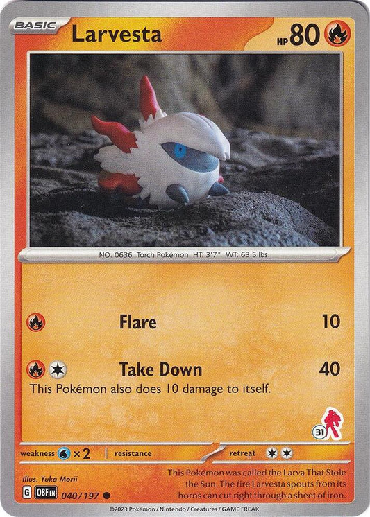 Larvesta - Armarouge 31 [Battle Academy 2024] 040/197