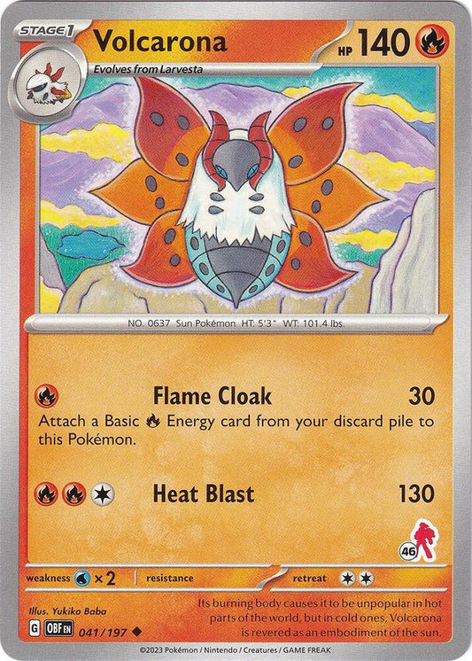 Volcarona - Armarouge 46 [Battle Academy 2024] 041/197