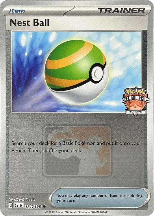 Nest Ball - 181/198 (Europe Championships) [League & Championship Cards] 181/198