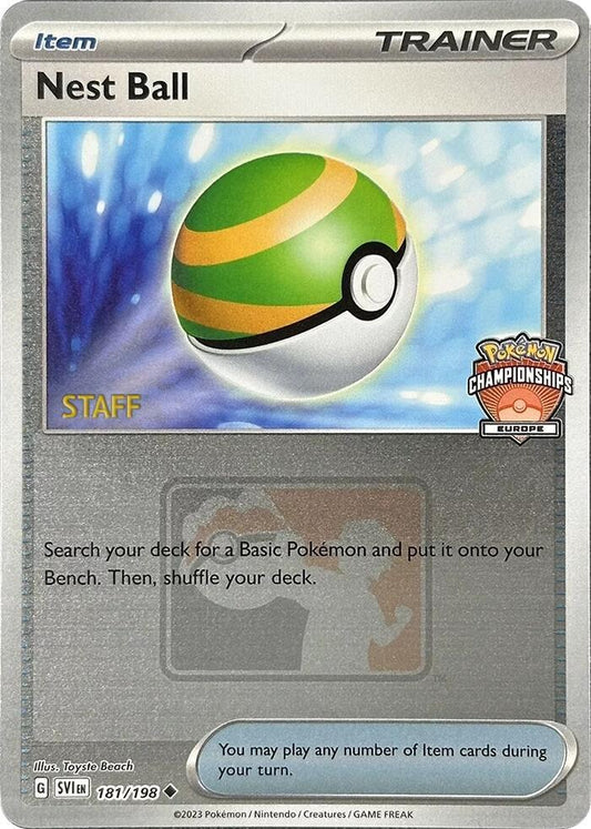 Nest Ball - 181/198 (Europe Championships) [Staff] [League & Championship Cards] 181/198