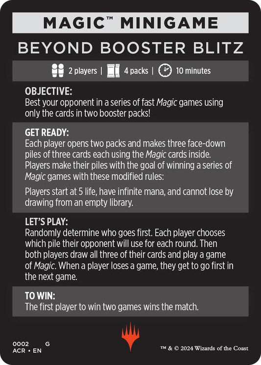 Magic Minigame: Beyond Booster Blitz [Universes Beyond: Assassin's Creed] 2