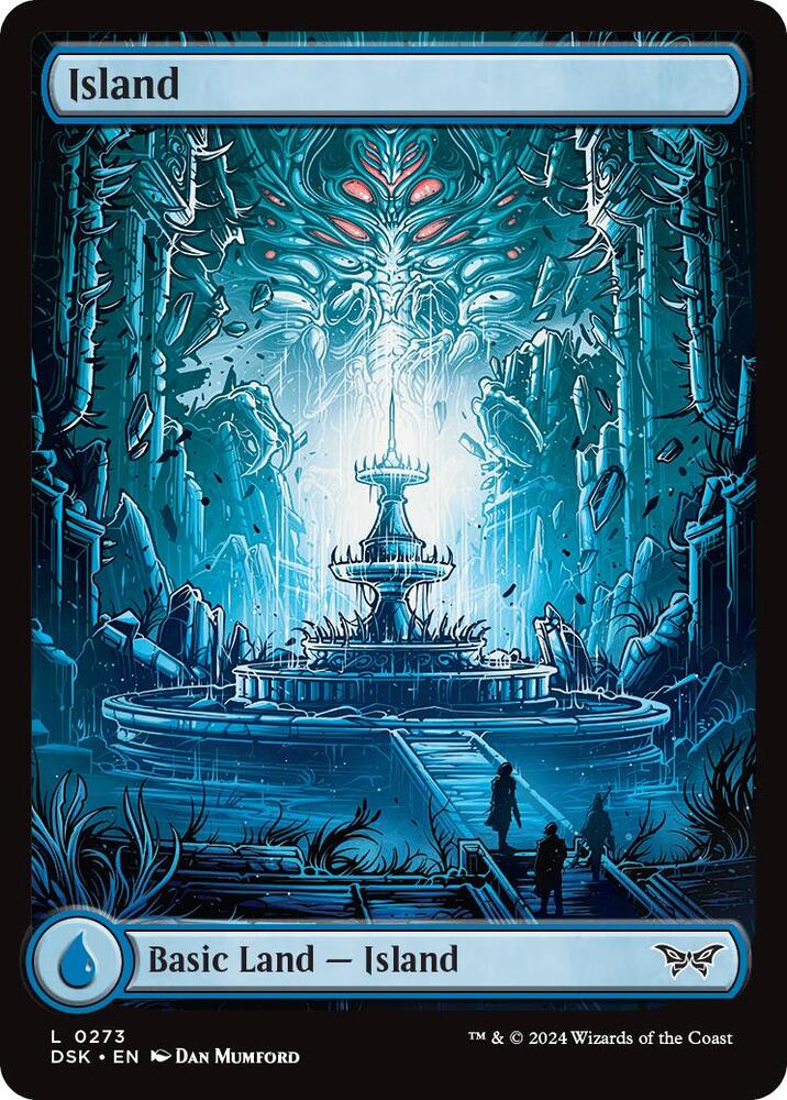 Island (0273) - Full Art [Duskmourn: House of Horror] 273