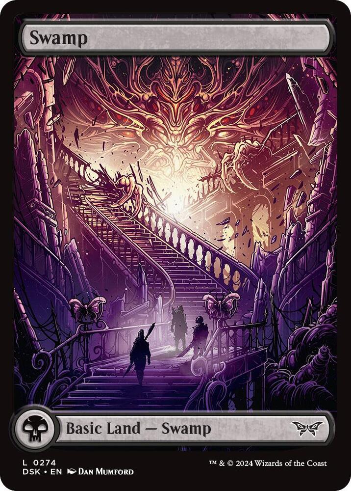 Swamp (0274) - Full Art [Duskmourn: House of Horror] 274