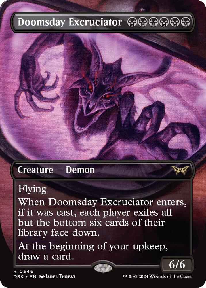 Doomsday Excruciator (Borderless) [Duskmourn: House of Horror] 346