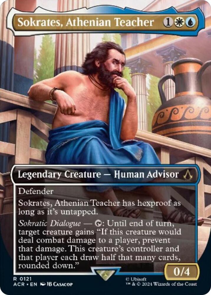 Sokrates, Athenian Teacher (Borderless) [Universes Beyond: Assassin's Creed] 121