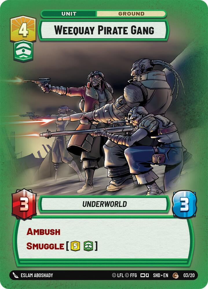 Weequay Pirate Gang [Shadows of the Galaxy: Weekly Play Promos] 03/20