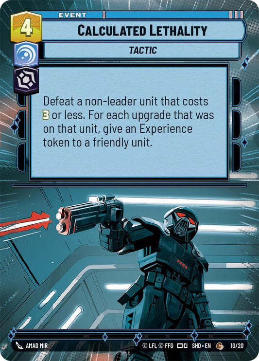 Calculated Lethality (Hyperspace) [Shadows of the Galaxy: Weekly Play Promos] 10/20