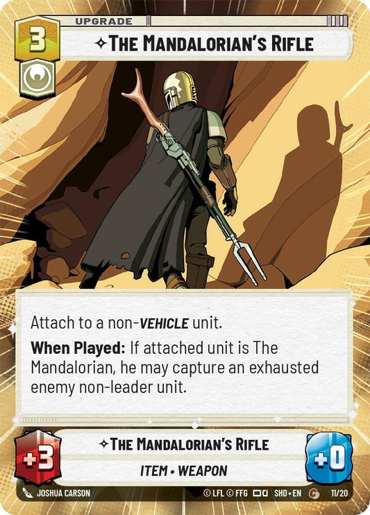 The Mandalorian's Rifle (Hyperspace) [Shadows of the Galaxy: Weekly Play Promos] 11/20