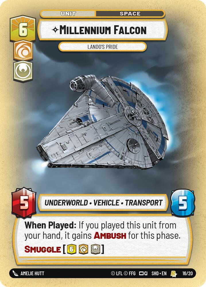 Millennium Falcon - Lando's Pride [Shadows of the Galaxy: Weekly Play Promos] 16/20