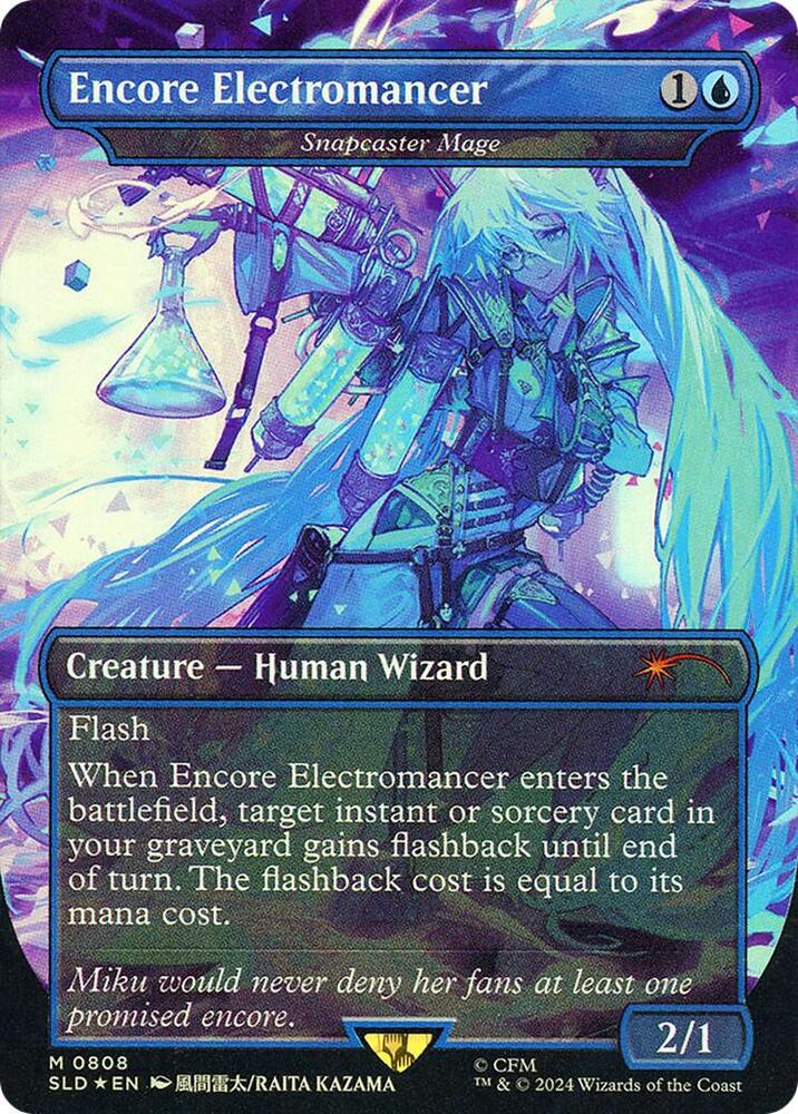 Encore Electromancer - Snapcaster Mage (Rainbow Foil) [Secret Lair Drop Series] 808