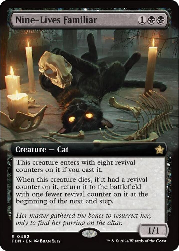 Nine-Lives Familiar (Extended Art) [Foundations] 462