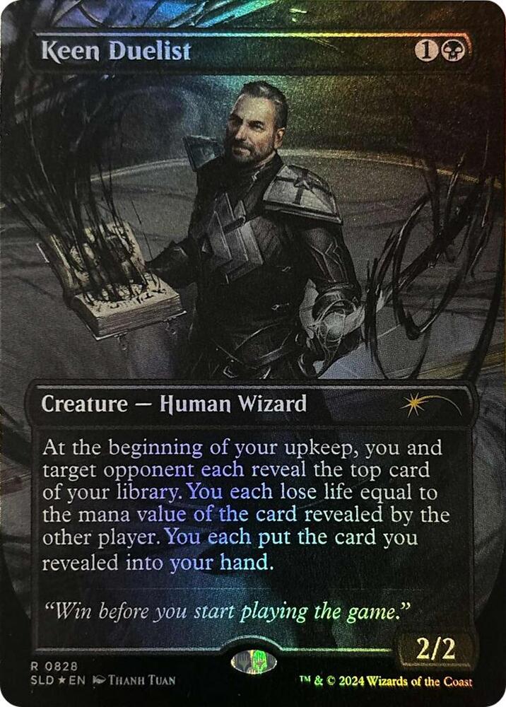 Keen Duelist (Rainbow Foil) [Secret Lair Drop Series] 828