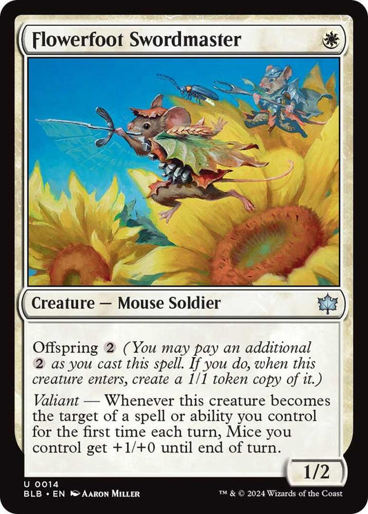 Flowerfoot Swordmaster [Bloomburrow] 14