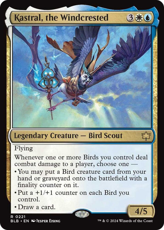 Kastral, the Windcrested [Bloomburrow] 221