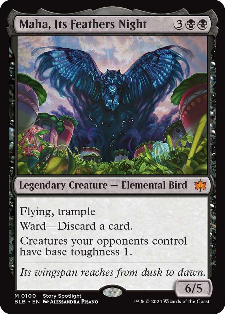 Maha, Its Feathers Night [Bloomburrow] 100