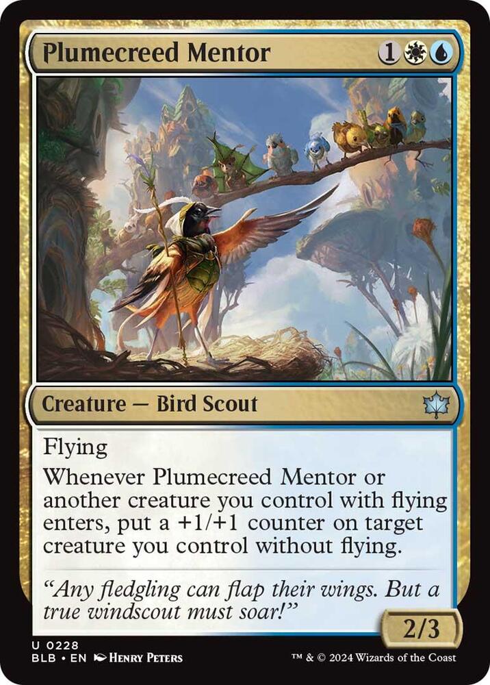 Plumecreed Mentor [Bloomburrow] 228