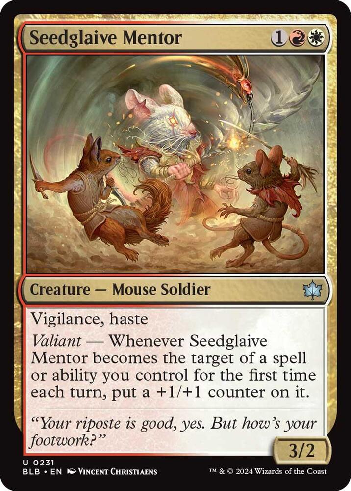 Seedglaive Mentor [Bloomburrow] 231