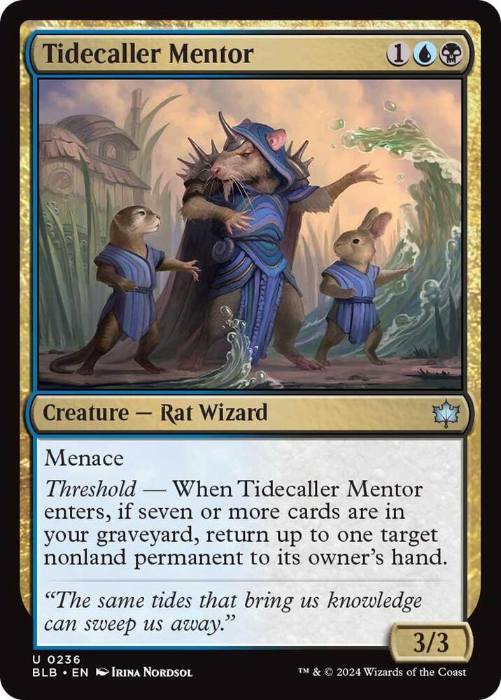Tidecaller Mentor [Bloomburrow] 236