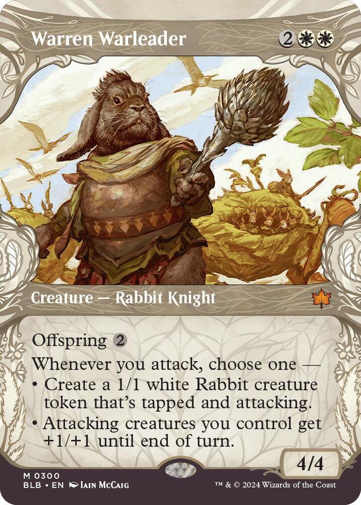 Warren Warleader (Showcase) [Bloomburrow] 300
