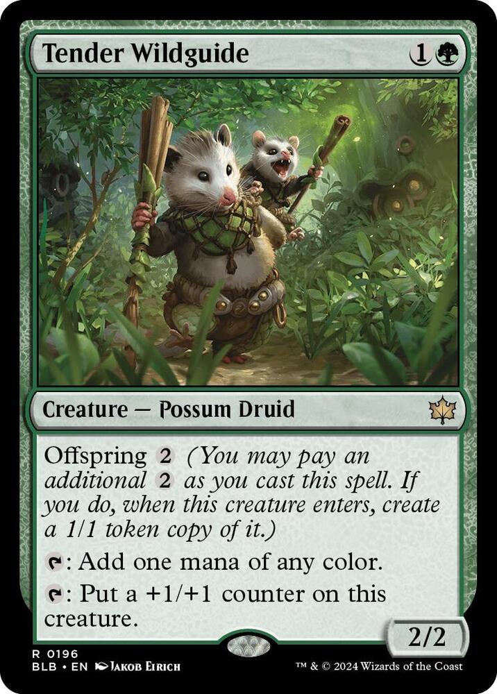 Tender Wildguide [Bloomburrow] 196