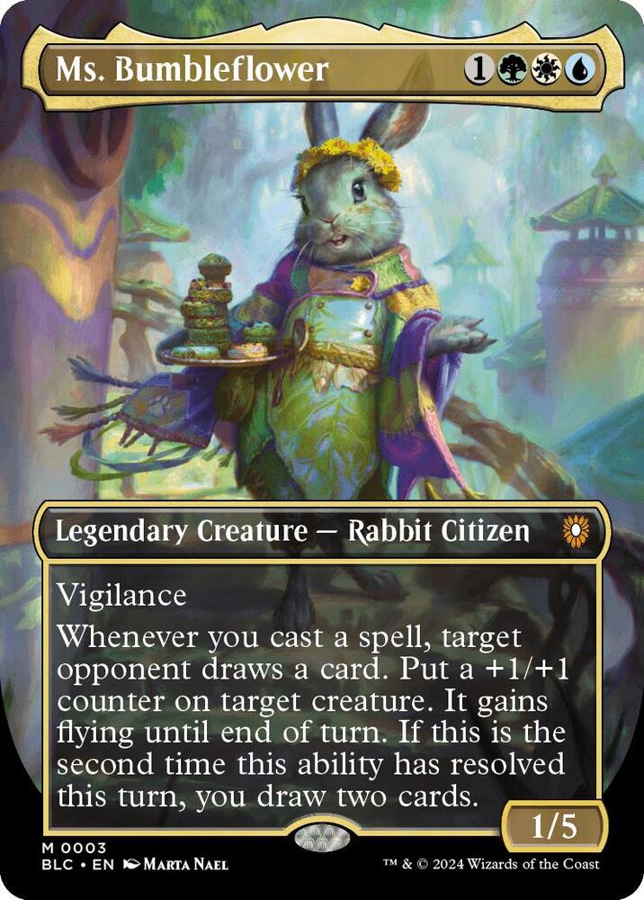 Ms. Bumbleflower (Borderless) [Commander: Bloomburrow] 3