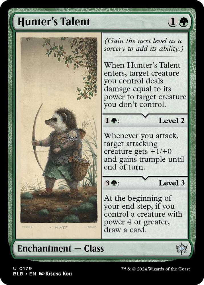 Hunter's Talent [Bloomburrow] 179