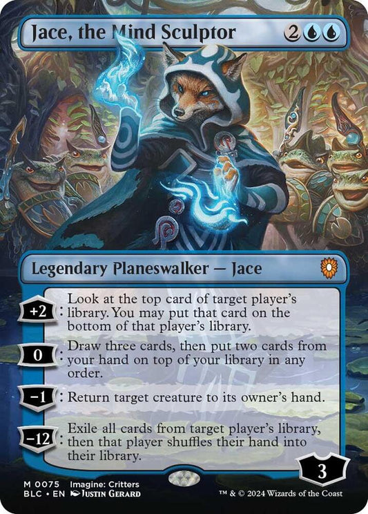 Jace, the Mind Sculptor (Borderless) [Commander: Bloomburrow] 75