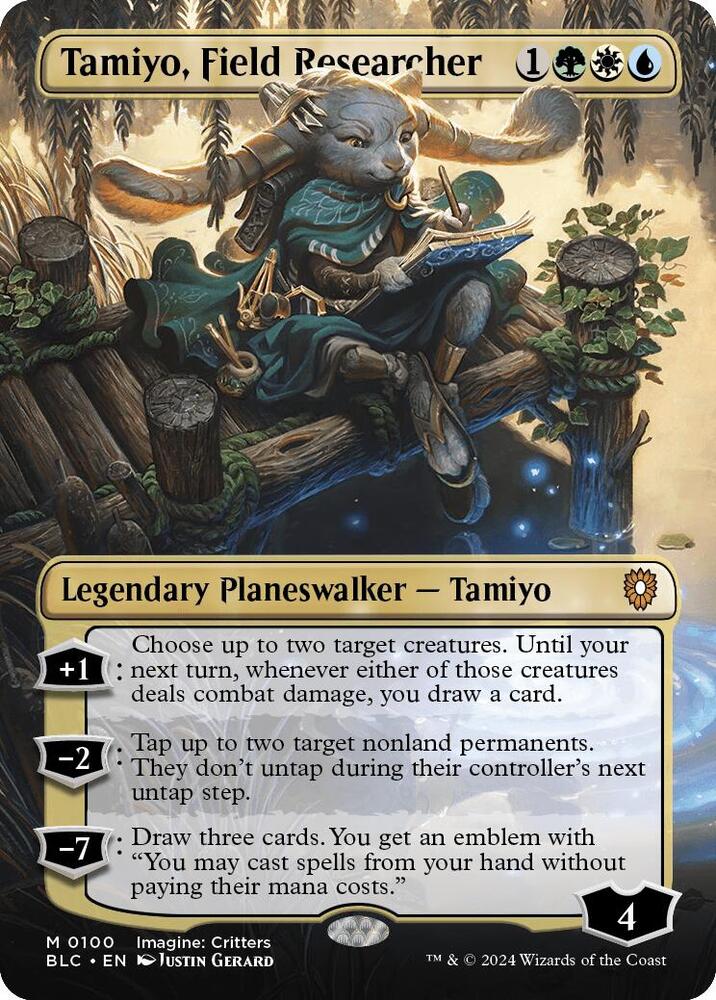 Tamiyo, Field Researcher (Borderless) [Commander: Bloomburrow] 100