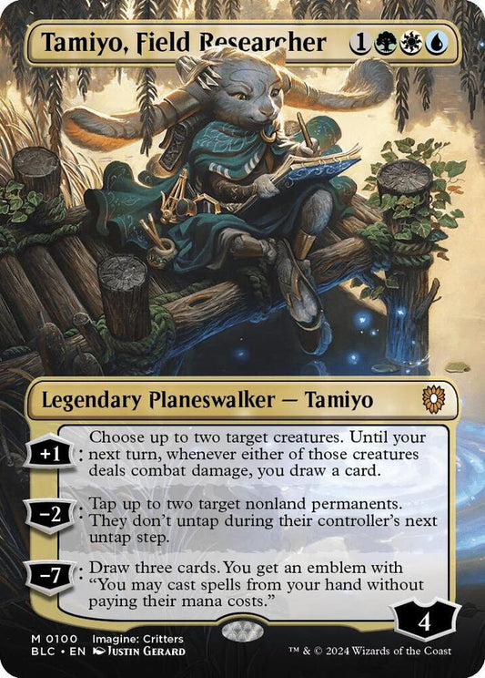Tamiyo, Field Researcher (Borderless) [Commander: Bloomburrow] 100